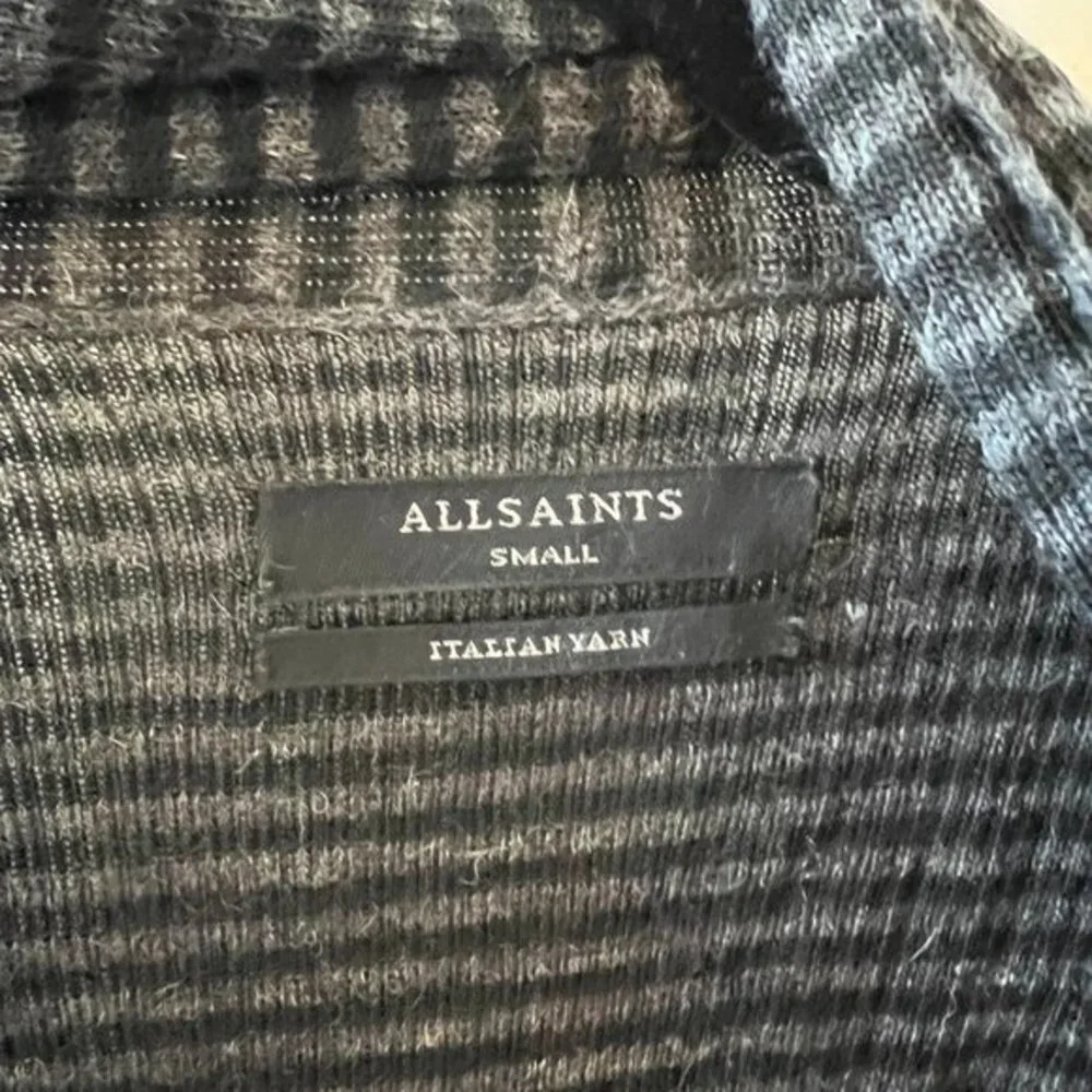 All Saints stripe keld olivo cardigan (small)‎